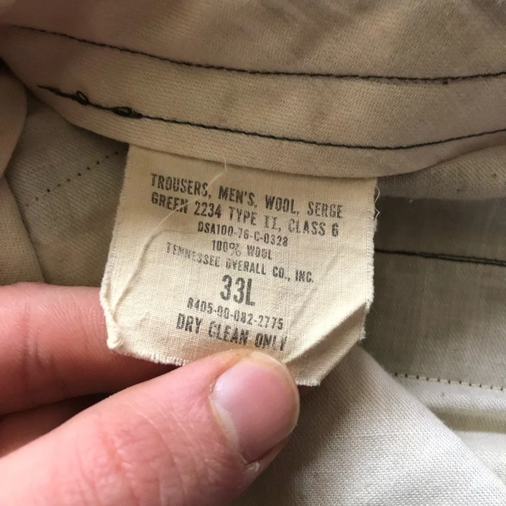 Vintage Army Trousers